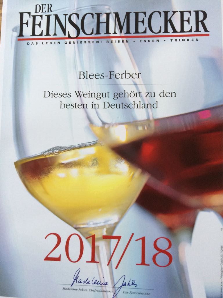 Weingut Blees-Ferber gehört zu den Besten Deutschlands.